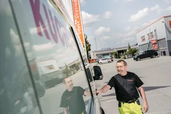 Ablauf von Saugbaggerarbeiten in Frankfurt